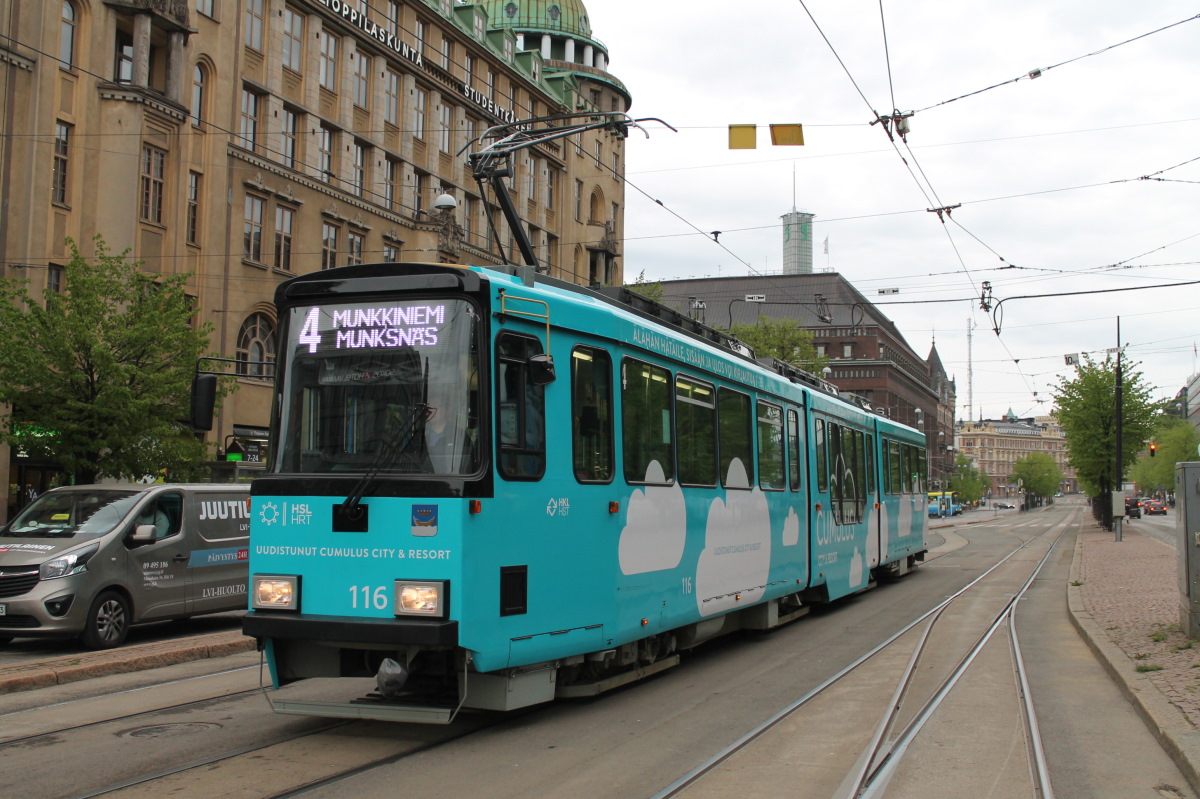 Helsinki — Espoo, Valmet MLNRV1 č. 116