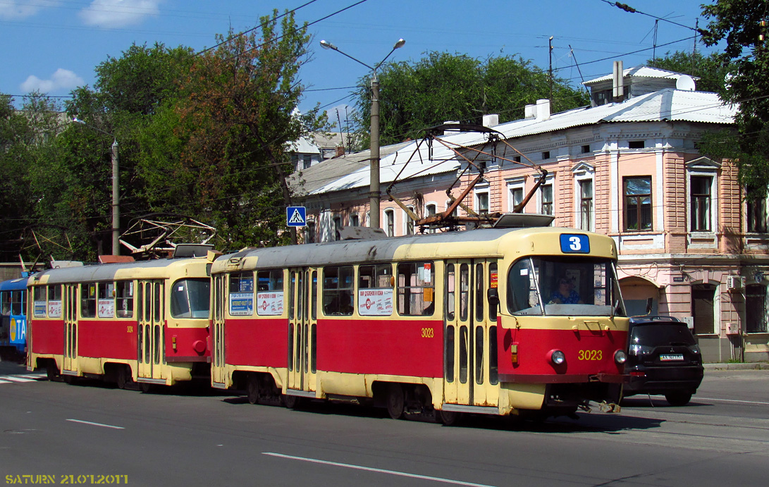 Kharkiv, Tatra T3SU # 3023 Kharkiv, Tatra T3SU # 3023