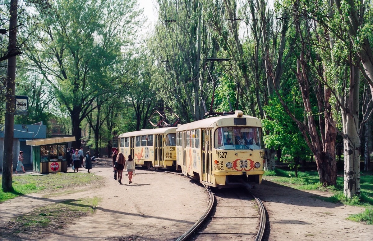 Днепр, Tatra T3SU № 1327; Днепр — Исторические фотографии: Серии иностранных авторов