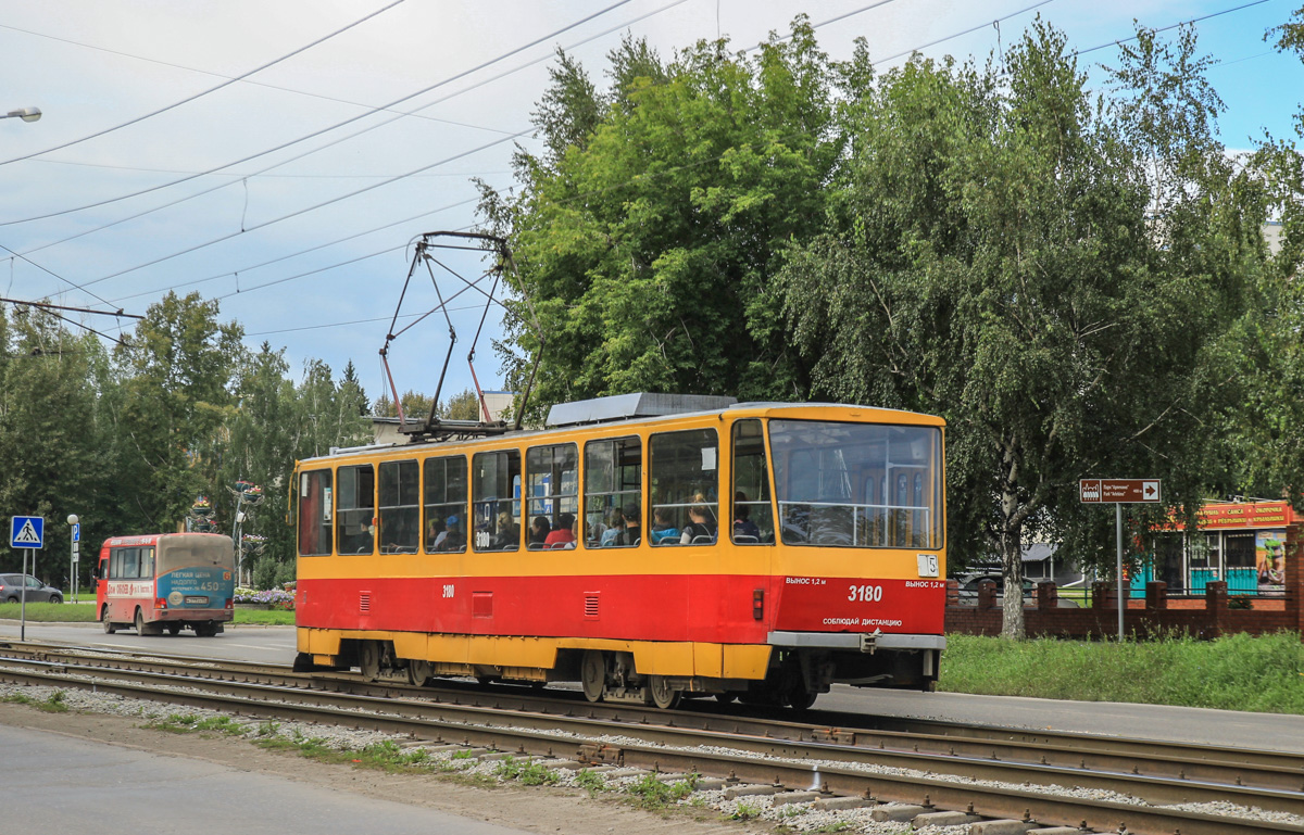 Барнаул, Tatra T6B5SU № 3180