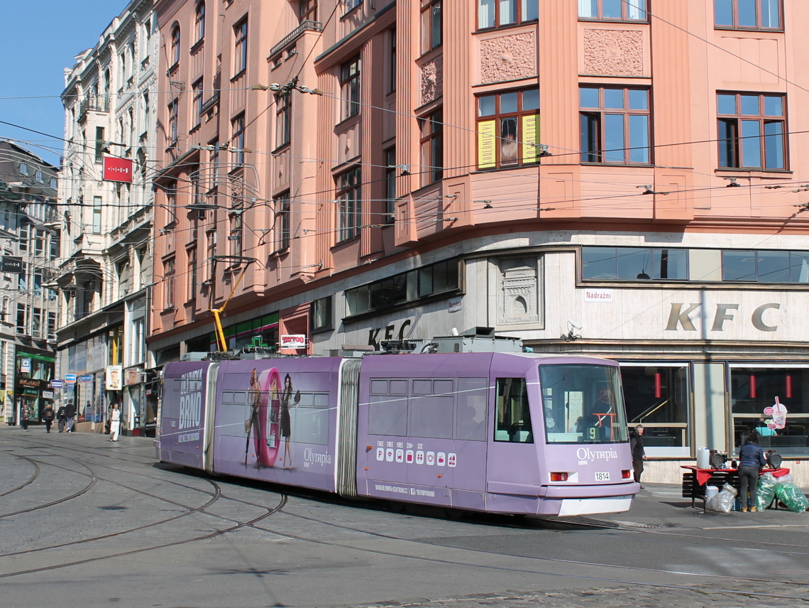 Brno, Škoda 03T6 Anitra Br. 1814 Brno, Škoda 03T6 Anitra Br. 1814