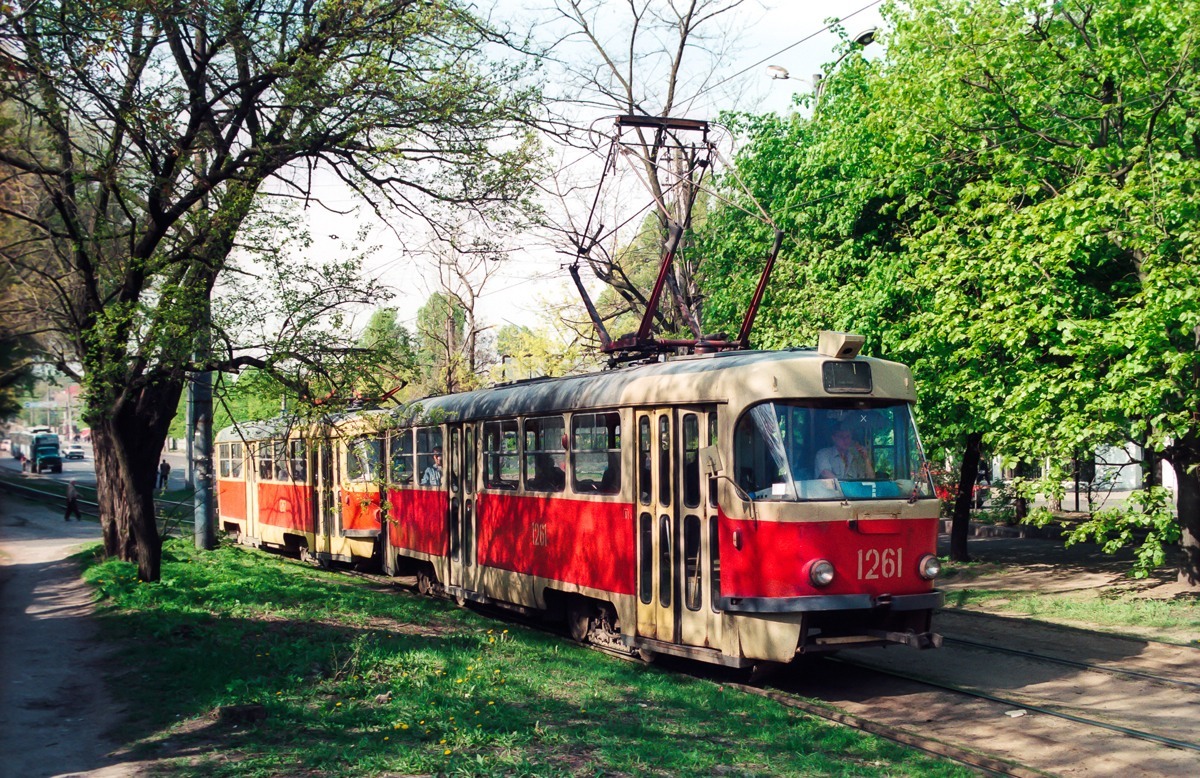 Днепр, Tatra T3SU № 1261; Днепр — Исторические фотографии: Серии иностранных авторов