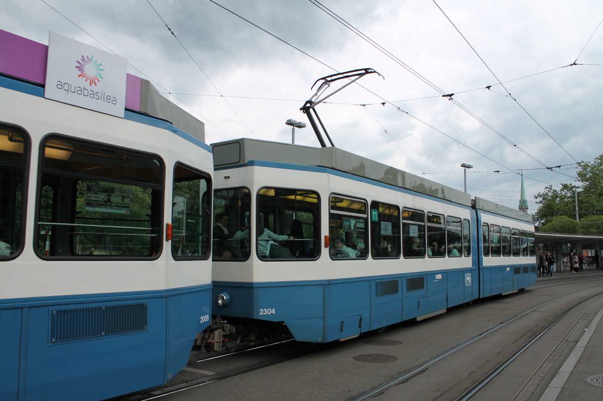 Цюрих, SWS/SWP/BBC Be 4/6 "Tram 2000" (без кабины) № 2304