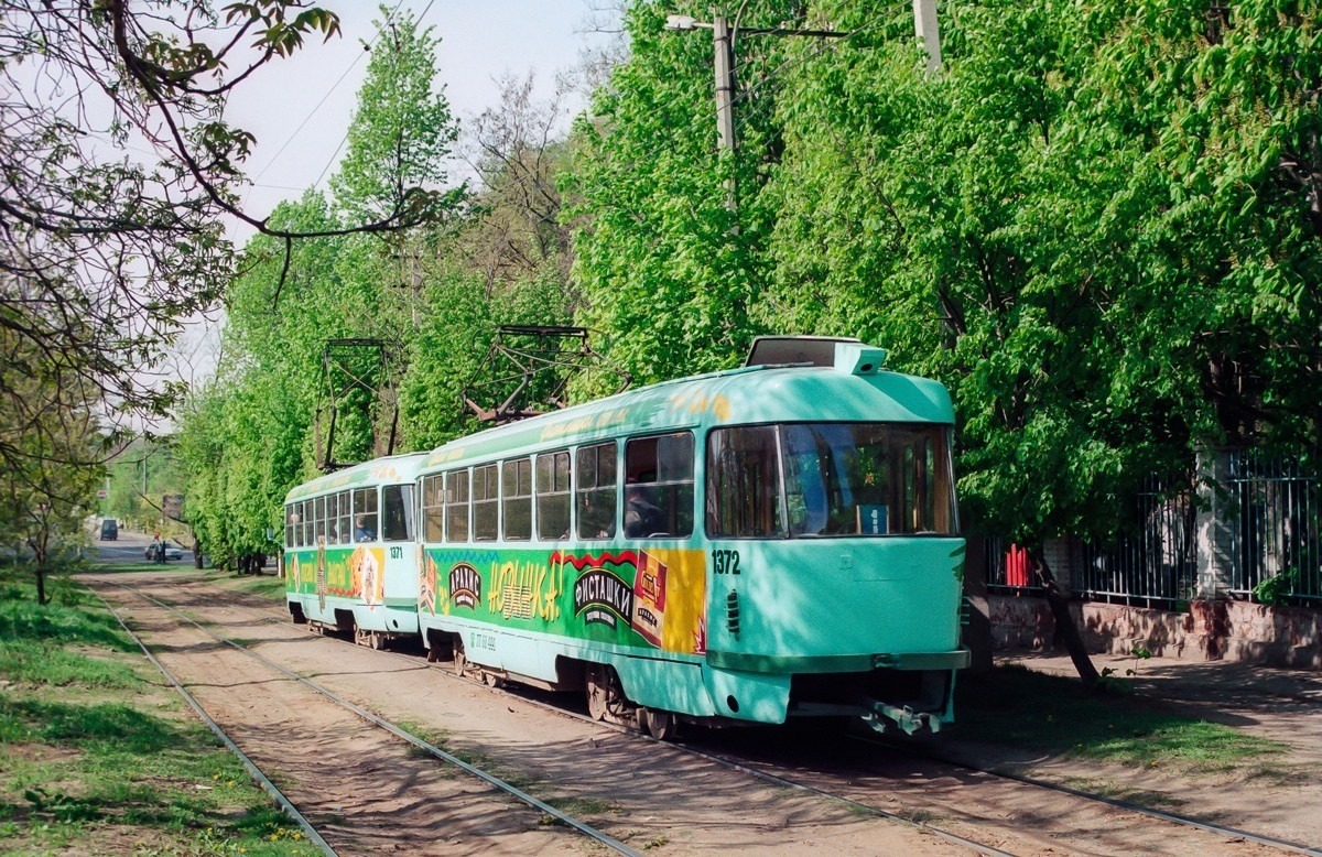 Днепр, Tatra T3SU № 1372; Днепр — Исторические фотографии: Серии иностранных авторов
