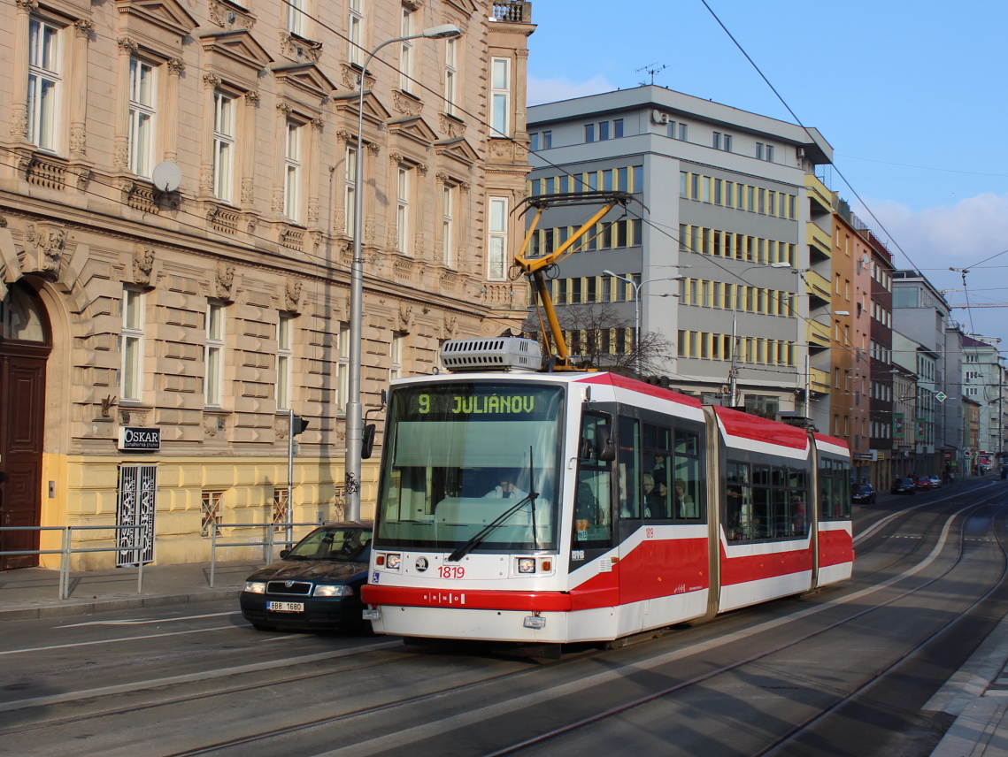Брно, Škoda 03T6 Anitra № 1819