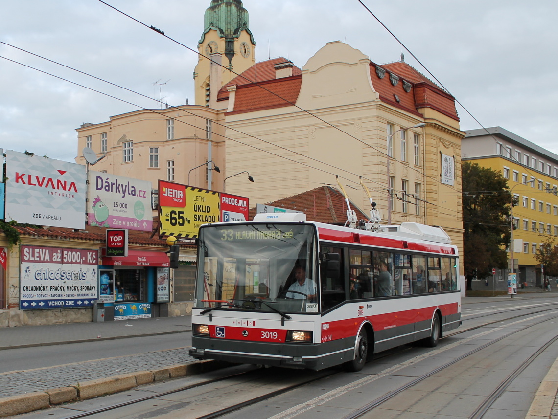 Брно, Škoda 21Tr № 3019