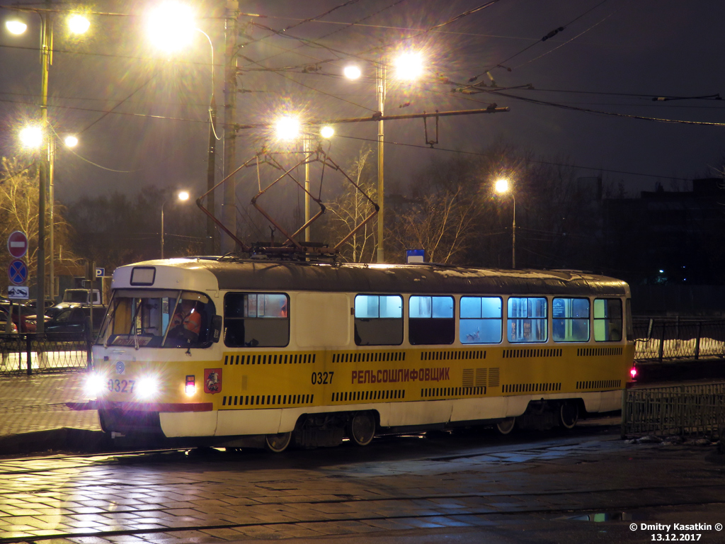 Москва, Tatra T3SU № 0327