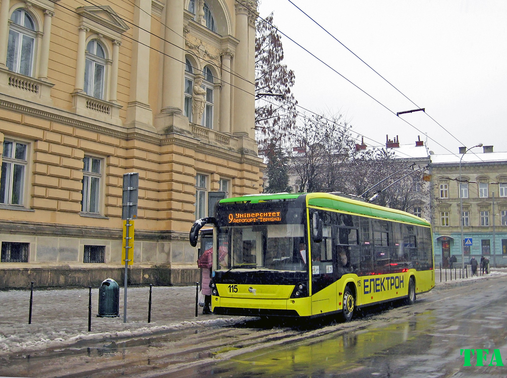 Львов, Electron T19102 № 115