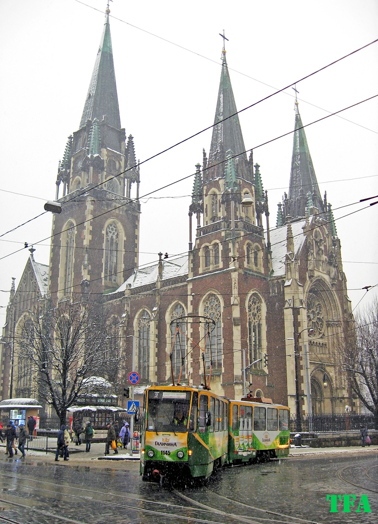 Львов, Tatra KT4SU № 1145
