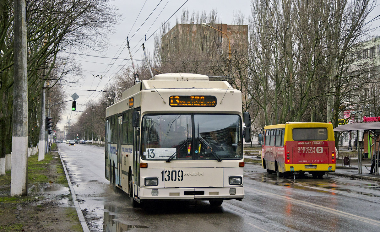 Мариуполь, MAN/Gräf & Stift 860 SL172HO № 1309