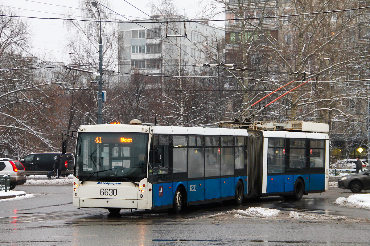 Москва, Тролза-6206.01 «Мегаполис» № 6630 Москва, Тролза-6206.01 «Мегаполис» № 6630