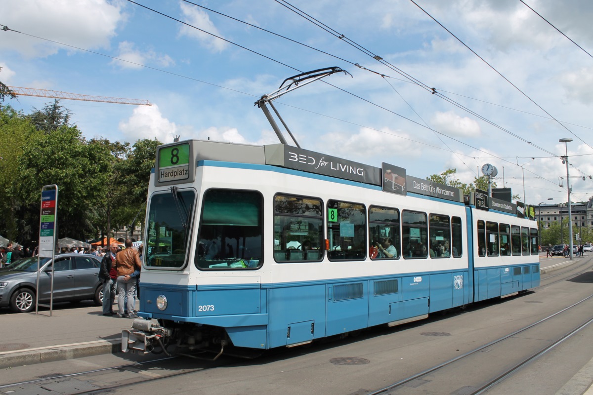 Zurich, SWP/SIG/BBC Be 4/6 "Tram 2000" Br. 2073