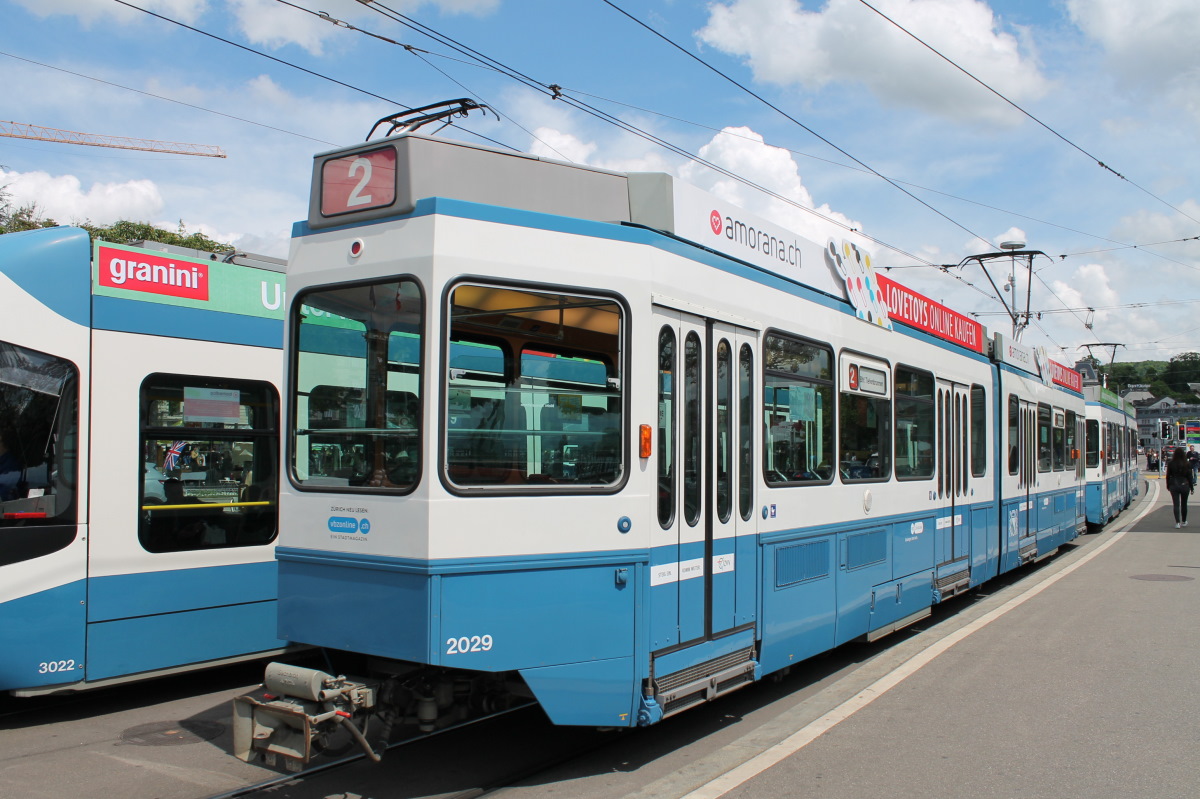 Цюрих, SWS/SWP/BBC Be 4/6 "Tram 2000" № 2029