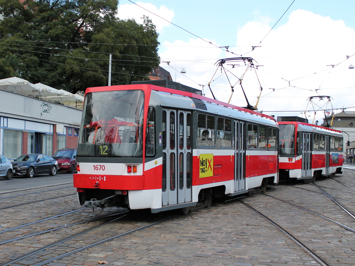 Брно, Tatra T3RF № 1670