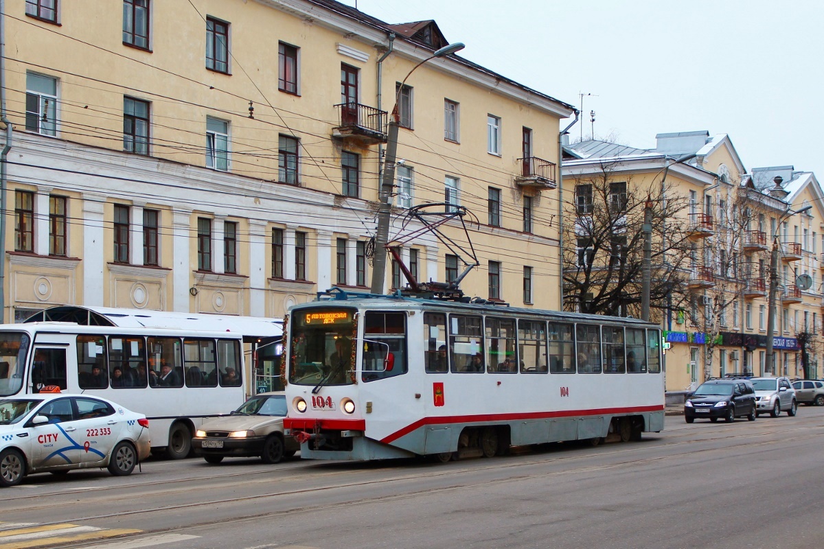 Тверь, 71-608КМ № 104; Тверь — Последние годы тверского трамвая (2017 — 2018)