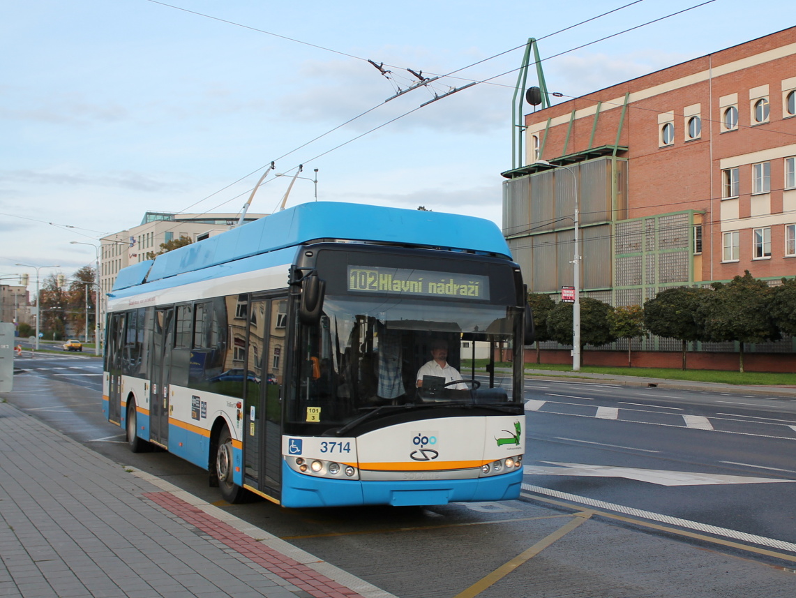 Острава, Solaris Trollino III 12 AC № 3714