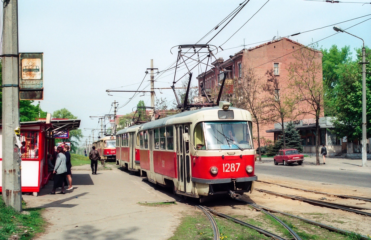 Днепр, Tatra T3SU № 1287; Днепр — Исторические фотографии: Серии иностранных авторов
