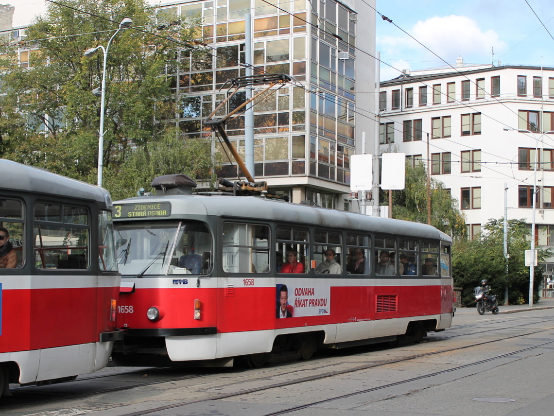 Брно, Tatra T3R.PV № 1658