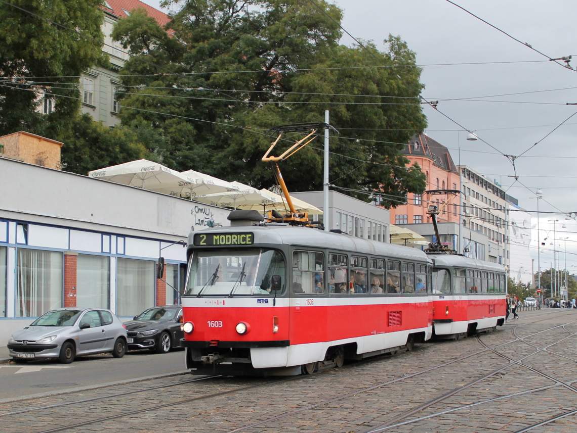 Brno, Tatra T3R.PV N°. 1603