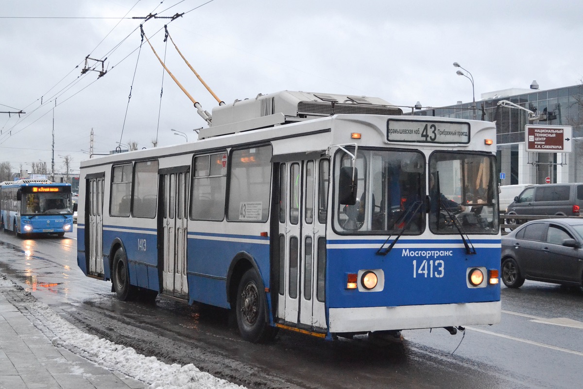 Москва, ЗиУ-682ГМ1 (с широкой передней дверью) № 1413