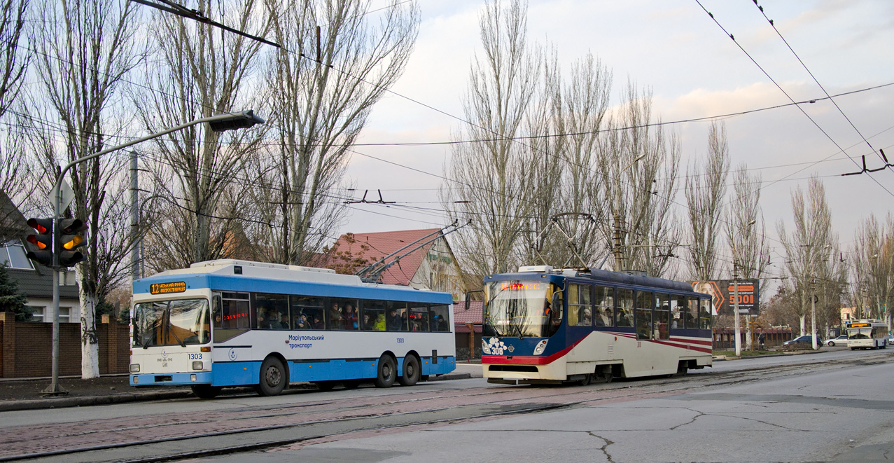 Мариуполь, MAN/Gräf & Stift 860 SL172HO № 1303; Мариуполь, К1М № 308