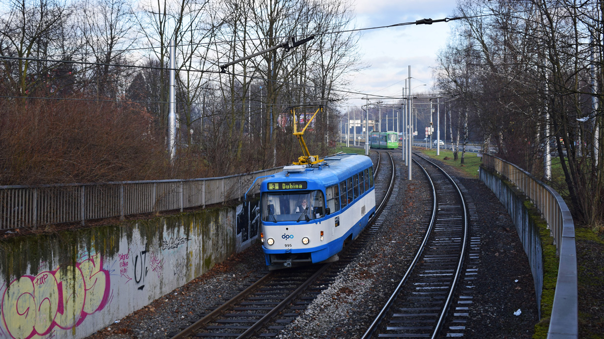 Острава, Tatra T3R.P № 995