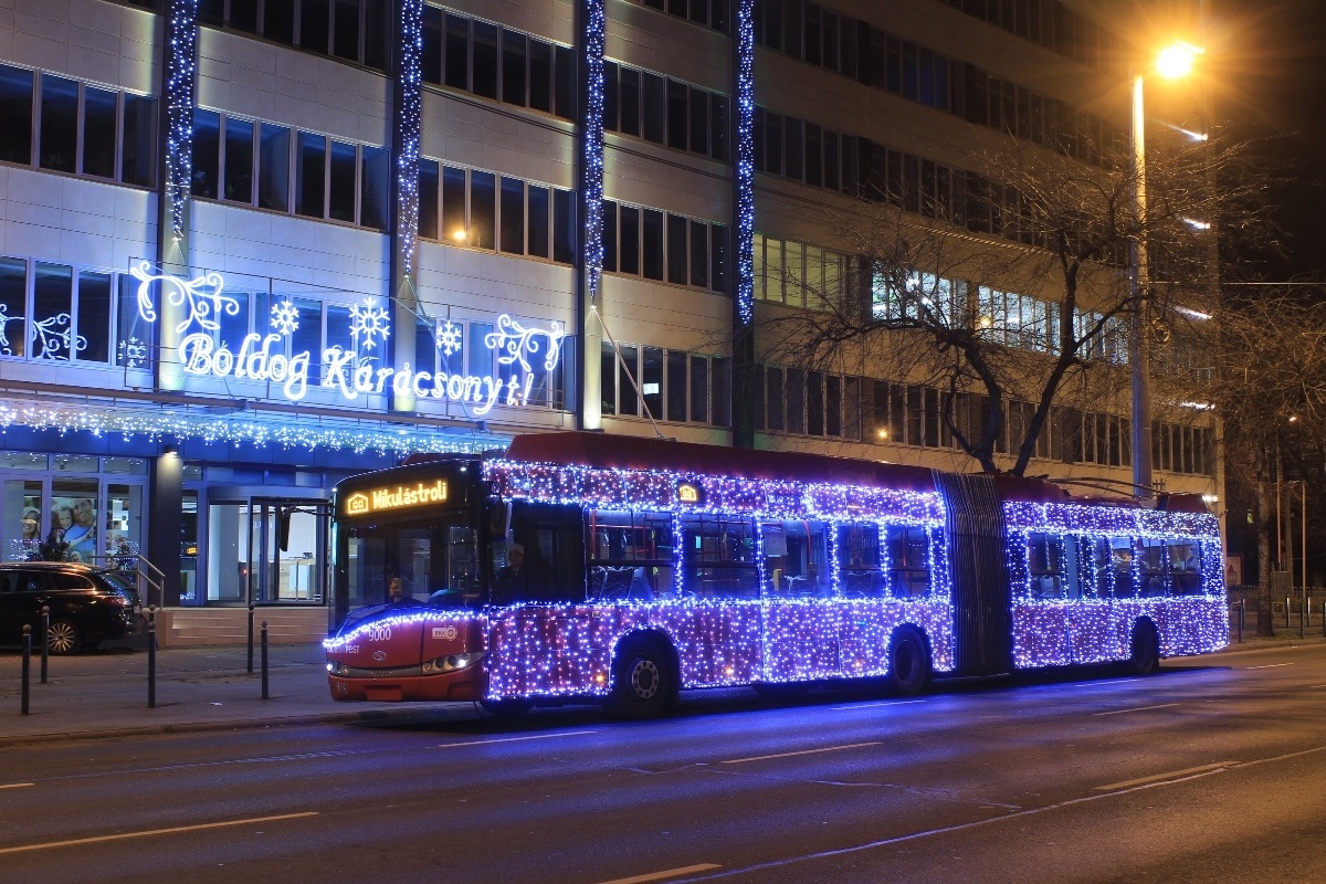 Будапешт, Solaris Trollino III 18 Škoda № 9000