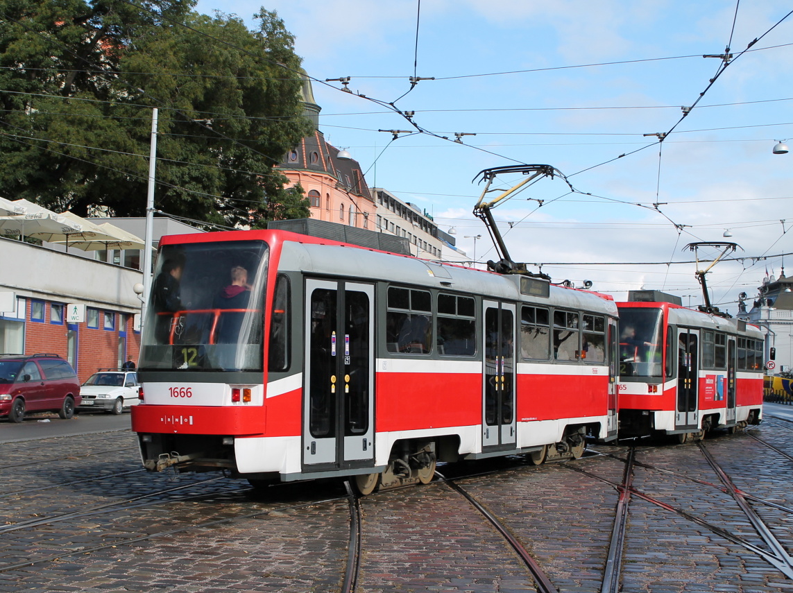 Брно, Tatra T3R (1995) № 1666