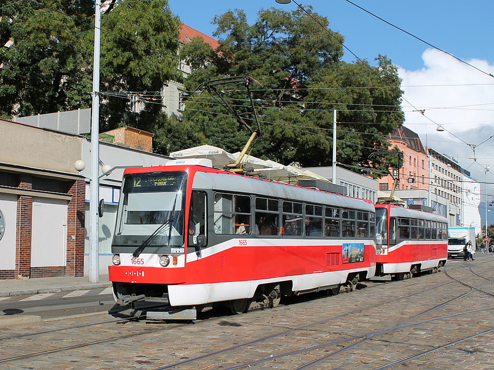 Брно, Tatra T3R (1995) № 1665