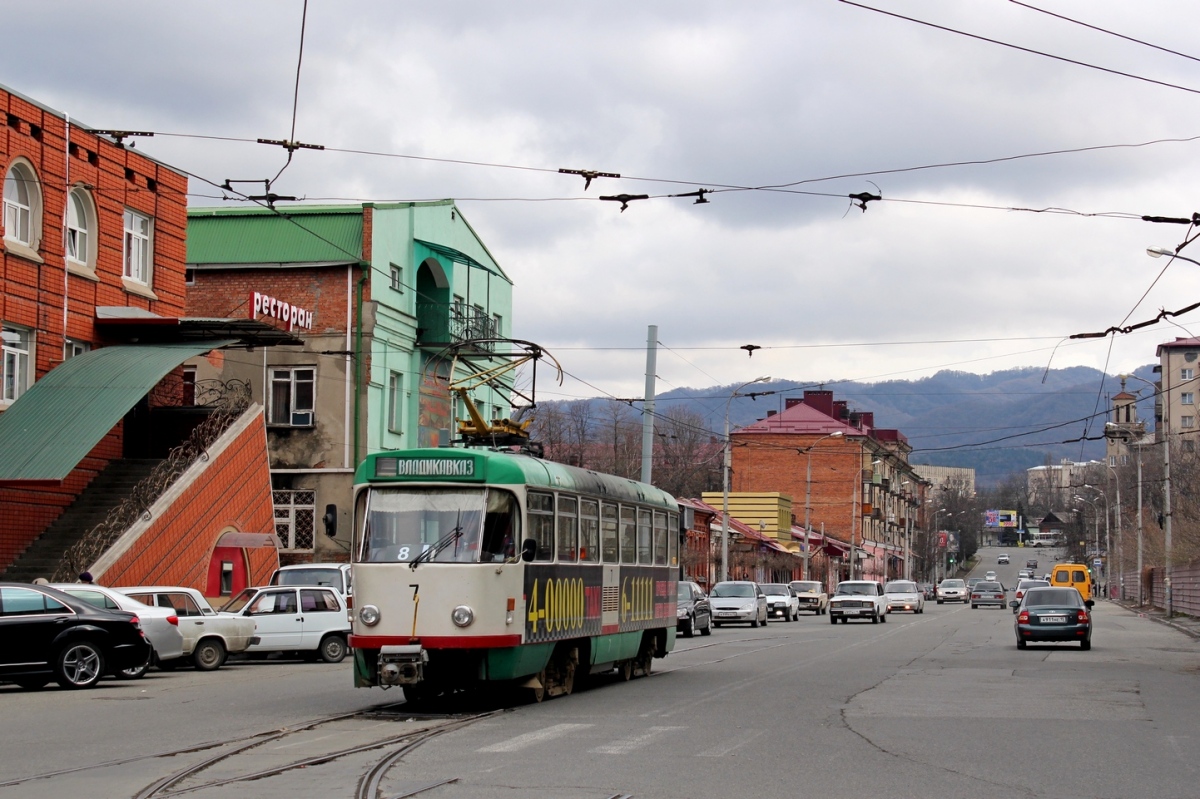 Владикавказ, Tatra T4DM № 7; Владикавказ — Шалдонская трамвайная линия