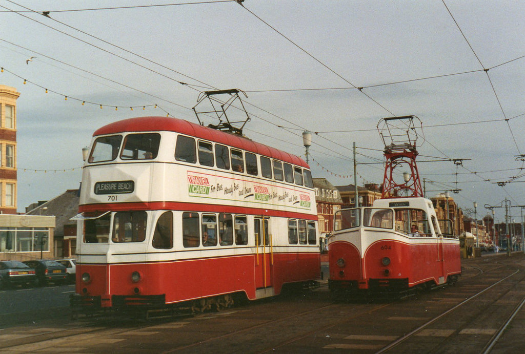 Блэкпул, Blackpool Boat Car № 604; Блэкпул, Blackpool Balloon Car № 701