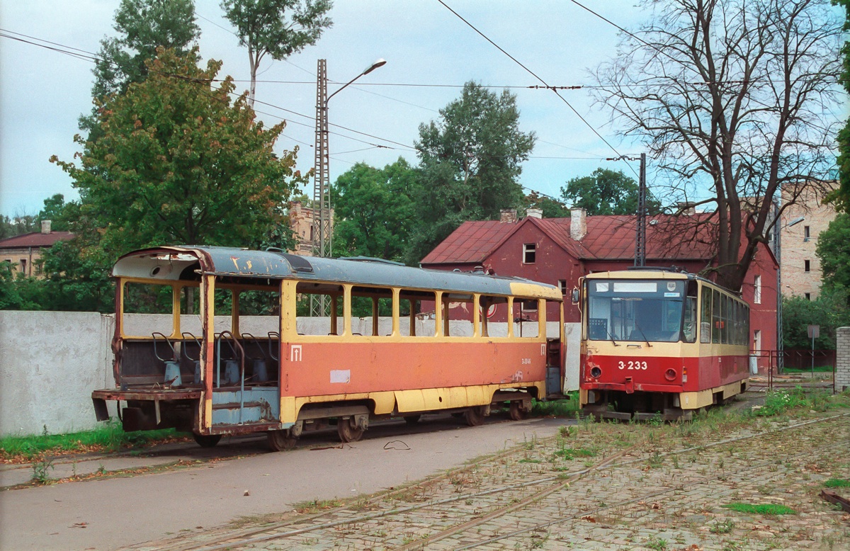 Рига, Tatra T3SU (двухдверная) № 3-1345; Рига, Tatra T6B5SU № 3-233