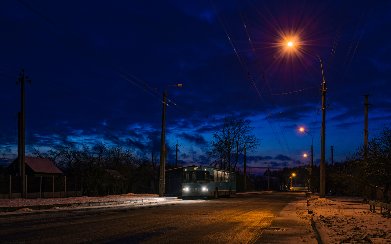 Tšernihiv, ZiU-682G [G00] # 385; Tšernihiv — Trolleybus lines