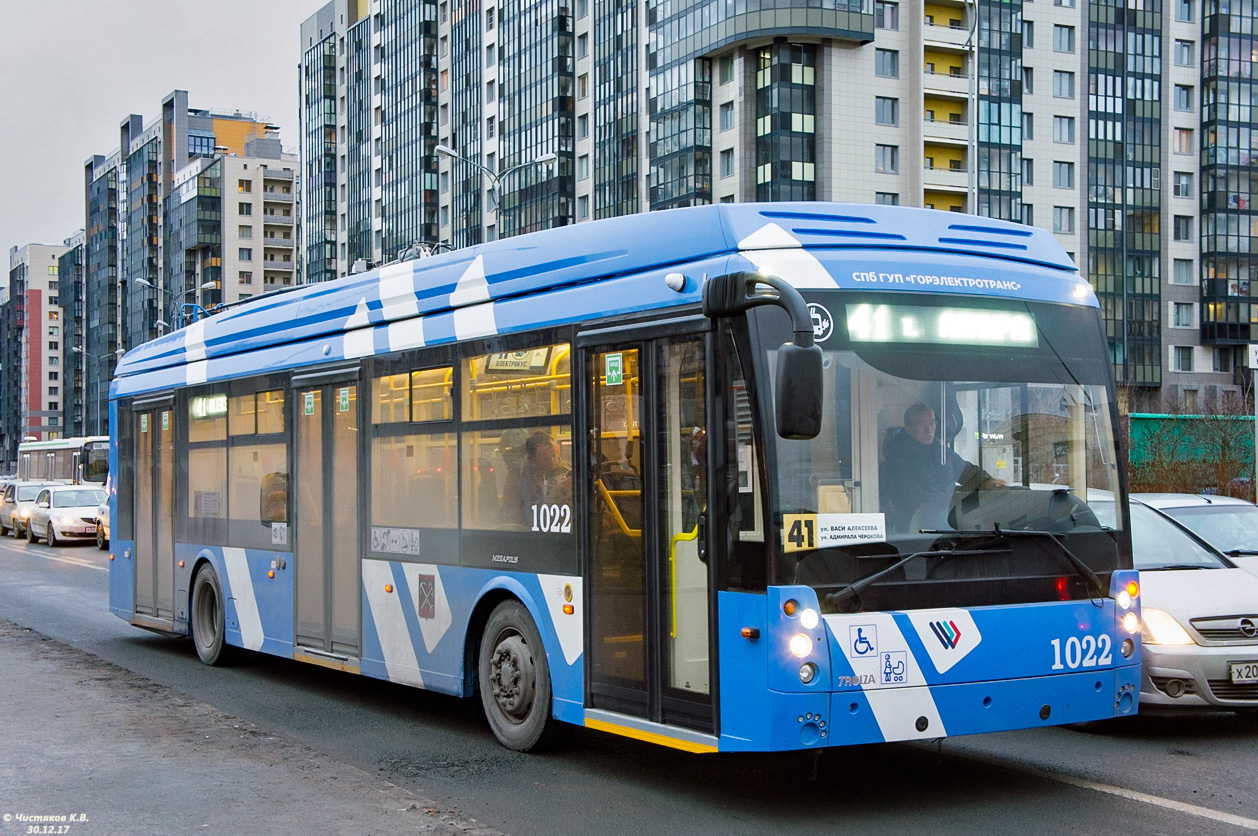 Санкт-Петербург, Тролза-5265.08 «Мегаполис» № 1022