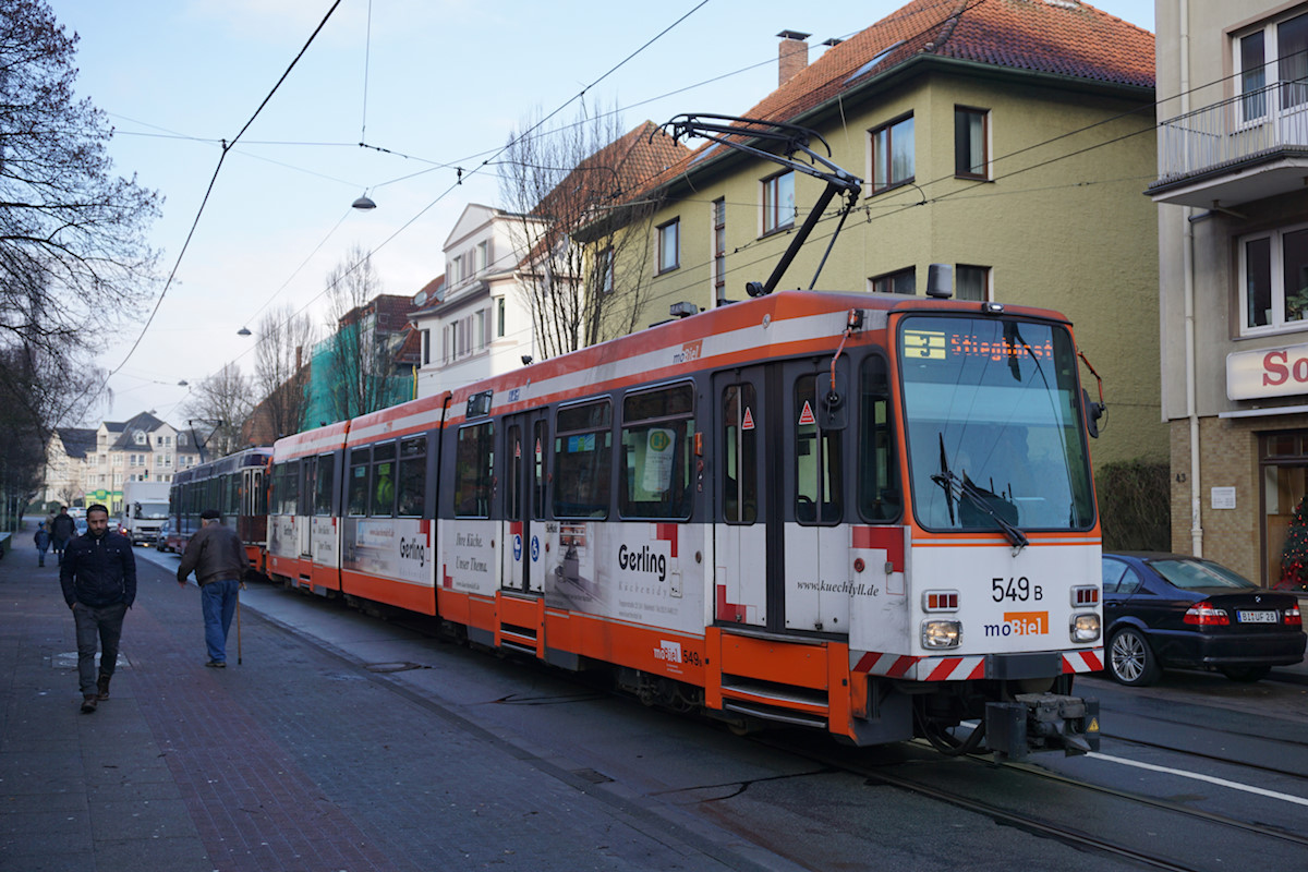 Bielefeld, Duewag M8C № 549 Bielefeld, Duewag M8C № 549