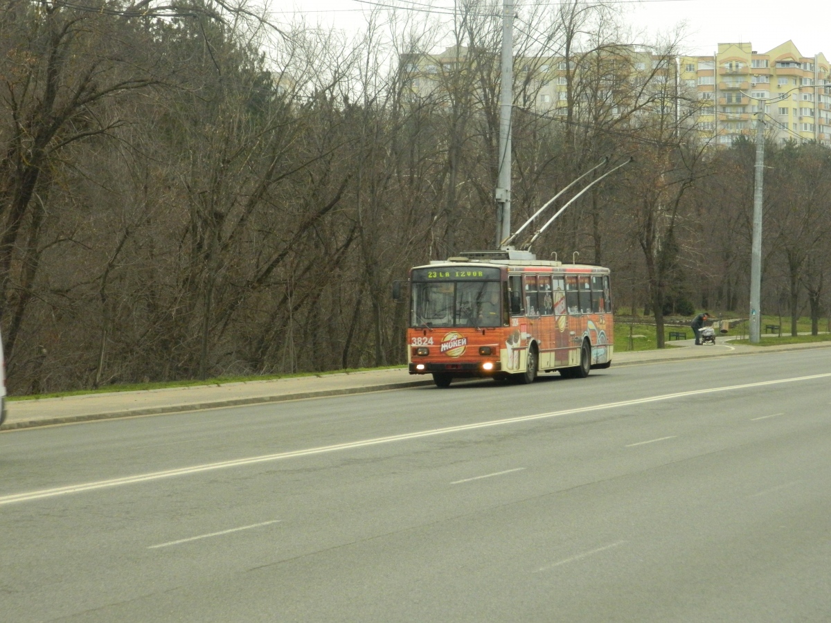 Кишинёв, Škoda 14TrDT/6M № 3824