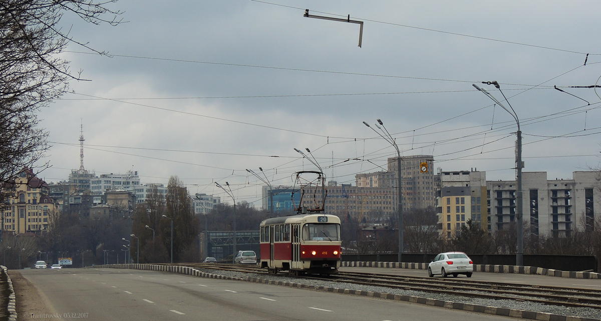 Харьков, Tatra T3SUCS № 416