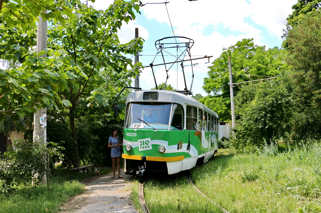Odesa, Tatra T3R.P nr. 4028; Odesa — Terminals and Loops; Odesa — Tramway Lines: Velykyi Fontan to 411th Coastal Battery Memorial