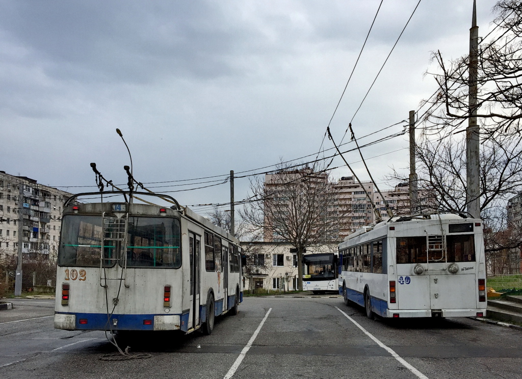 Novorossiysk, ZiU-682G-016.02 № 102; Novorossiysk, Trolza-5275.03 “Optima” № 40