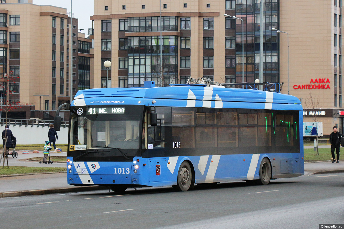Sankt-Peterburg, Trolza-5265.08 “Megapolis” № 1013 Sankt-Peterburg, Trolza-5265.08 “Megapolis” № 1013