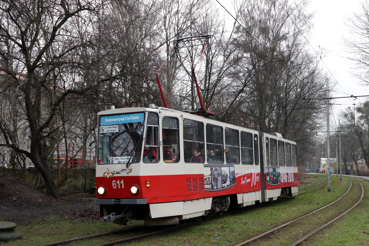 Калининград, Tatra KT4D № 611