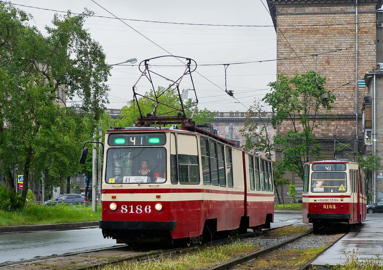 Санкт-Петербург, ЛВС-86К № 8186; Санкт-Петербург, ЛВС-86К № 8183