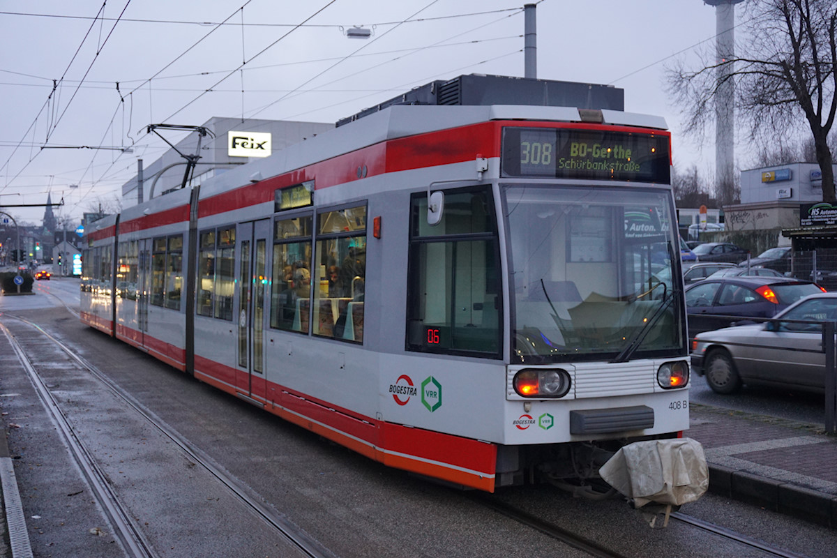 Бохум – Гельзенкирхен, Duewag MGT6D № 408