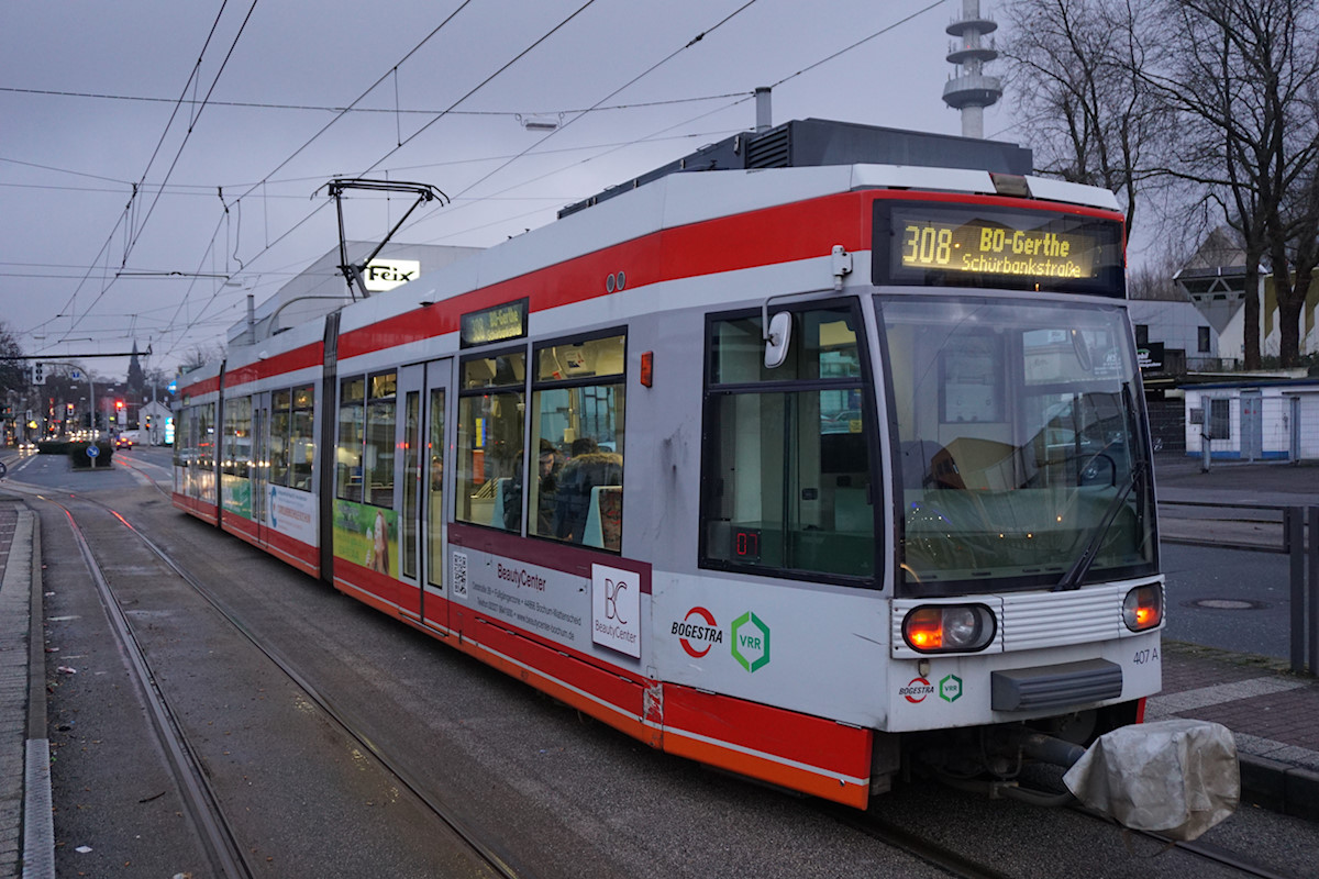 Bochum – Gelsenkirchen, Duewag MGT6D Nr. 407