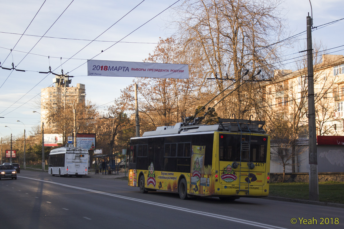 Crimean trolleybus, Bogdan T70115 # 4417