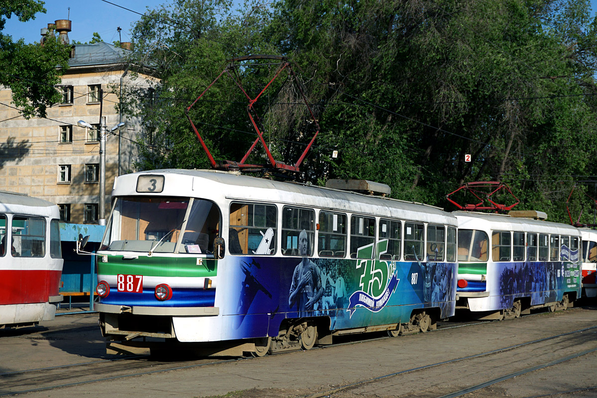 Самара, Tatra T3E № 887; Самара — Конечные станции и кольца (трамвай)
