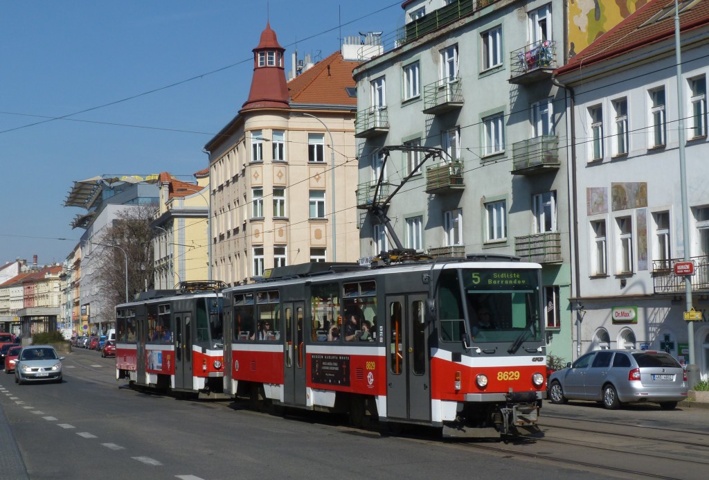 Прага, Tatra T6A5 № 8629