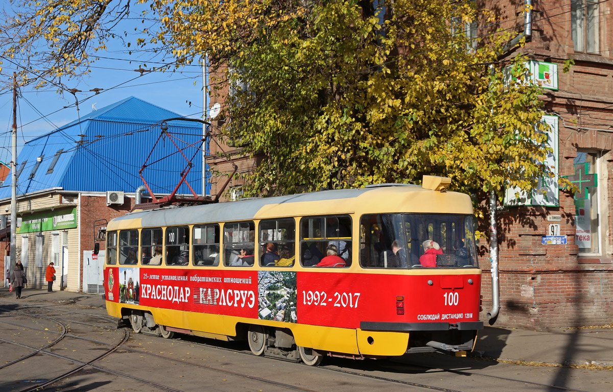 Краснодар, Tatra T3SU № 100