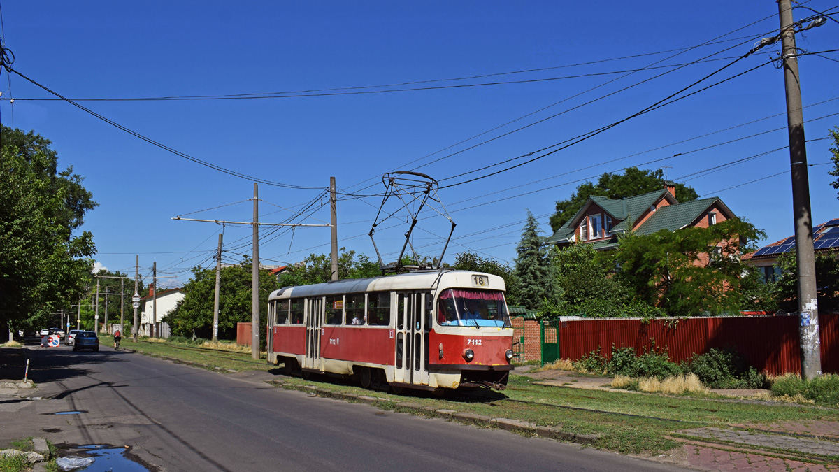 Одесса, Tatra T3SU № 7112
