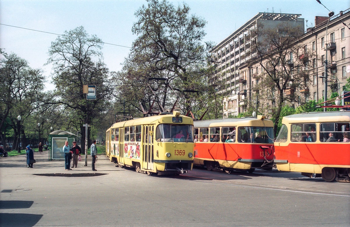 Днепр, Tatra T3SU № 1369; Днепр — Исторические фотографии: Серии иностранных авторов
